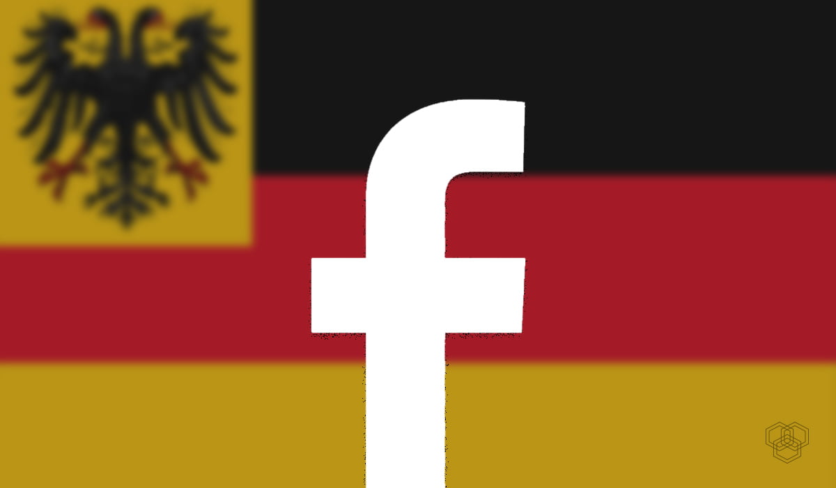 design of facebook post with german flag