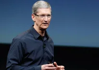 Tim Cook in a Apple Keynote