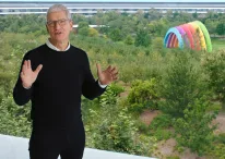 Tim Cook in Apple Park