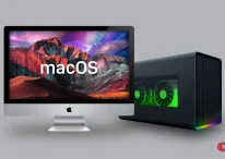 An Image of external graphic card with mac