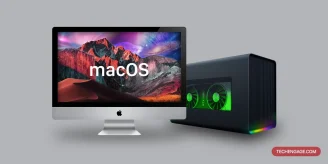 An Image of external graphic card with mac