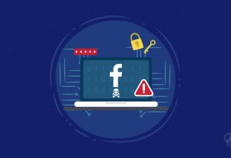 an illustration designed for facebook myanmar military groups ban article