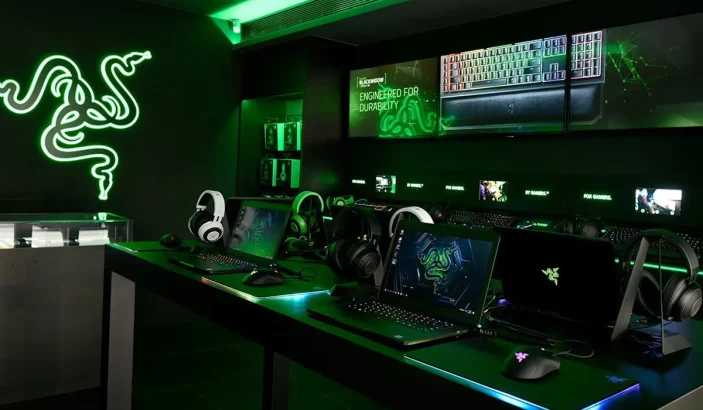 A picture of Razer's gaming accessory store