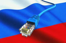 an image of ethernet and russian flag
