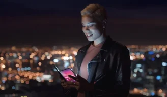 samsung foldable phone leaked promo video