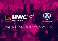 An image with logo of TechEngage and MWC 2019 logo