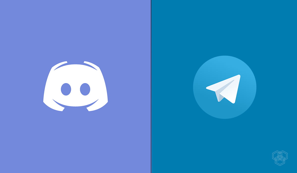 An Image With Discord And Telegram Logo