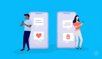 illustration shows unsend messages on facebook messenger