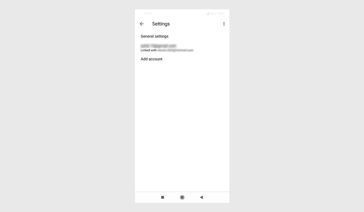 A Screenshot Of General Settings In Gmail App