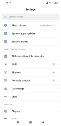 A Screenshot Of Settings App In Pocophone F1