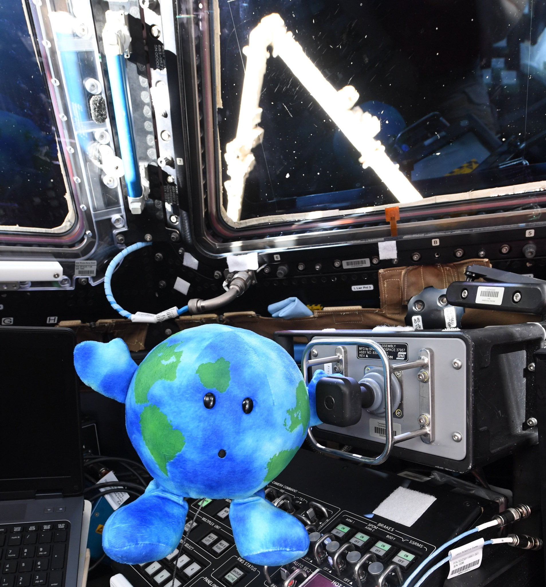 A Photo Of Toy Earth Aka Astro Annimal In Space