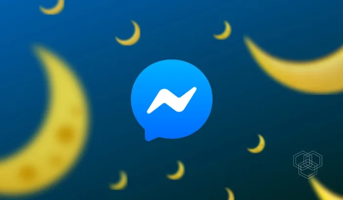 A featured image design with messenger icon and crescent emoji by Muhammad Abdullah aka abdugeek