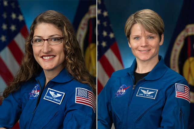 Portraits Of Two Women From Nasa