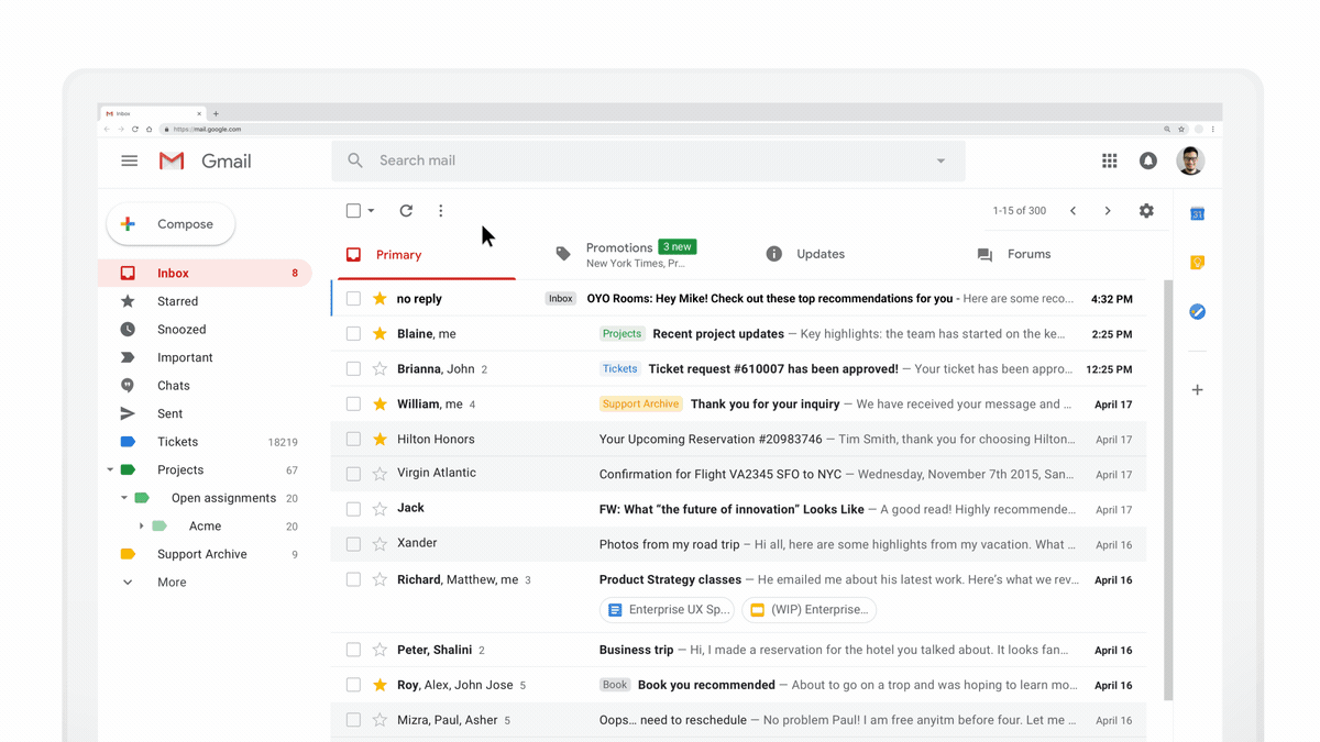 A Screenshot Of Gmail For Web