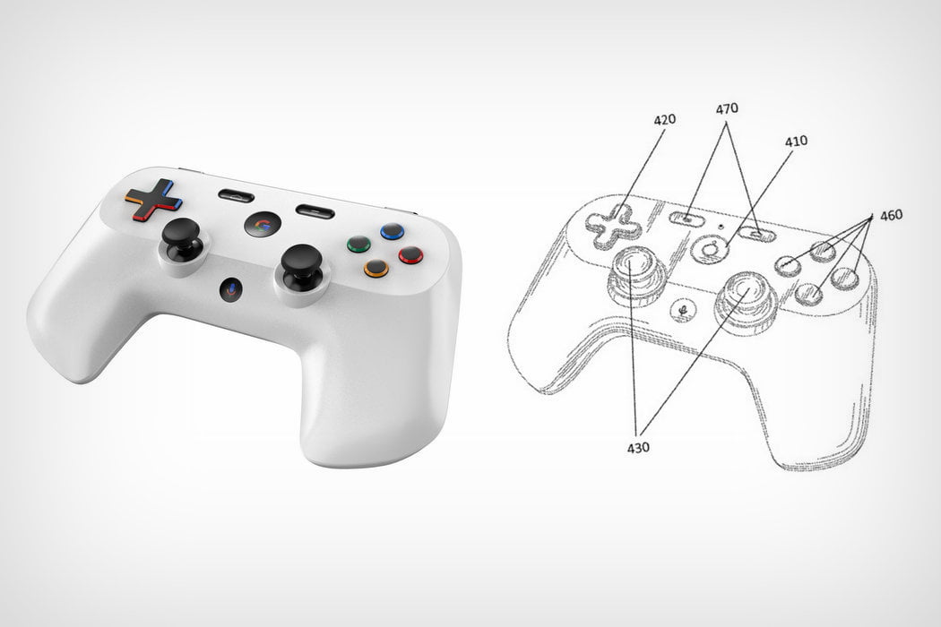 A Render Of Google'S Project Stream Game Controllers Designed And Rendered By Sarang Sheth Of Yanko Design