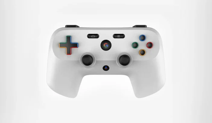 A render of possible Google's game controller by artist