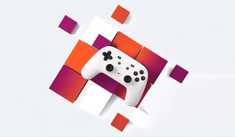 An image of Google Stadia controller