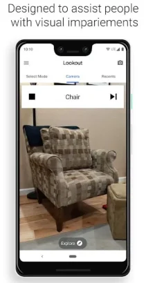 Google Lookout Detecting A Sofa On Pixel 3 Xl