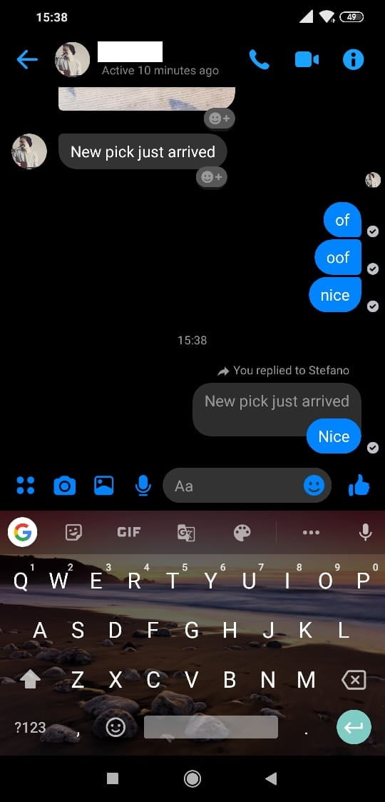 A Screenshot Of New Threaded Conversations On Messenger