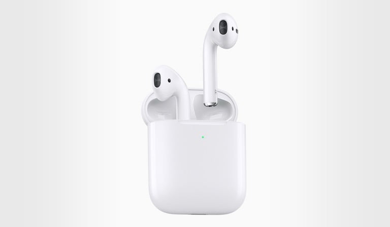 A photo of Apple's new 2019 AirPods