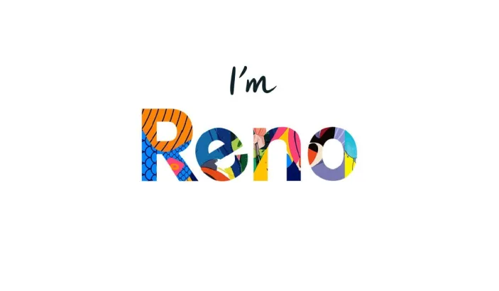 An image showing Reno brand logo by Oppo