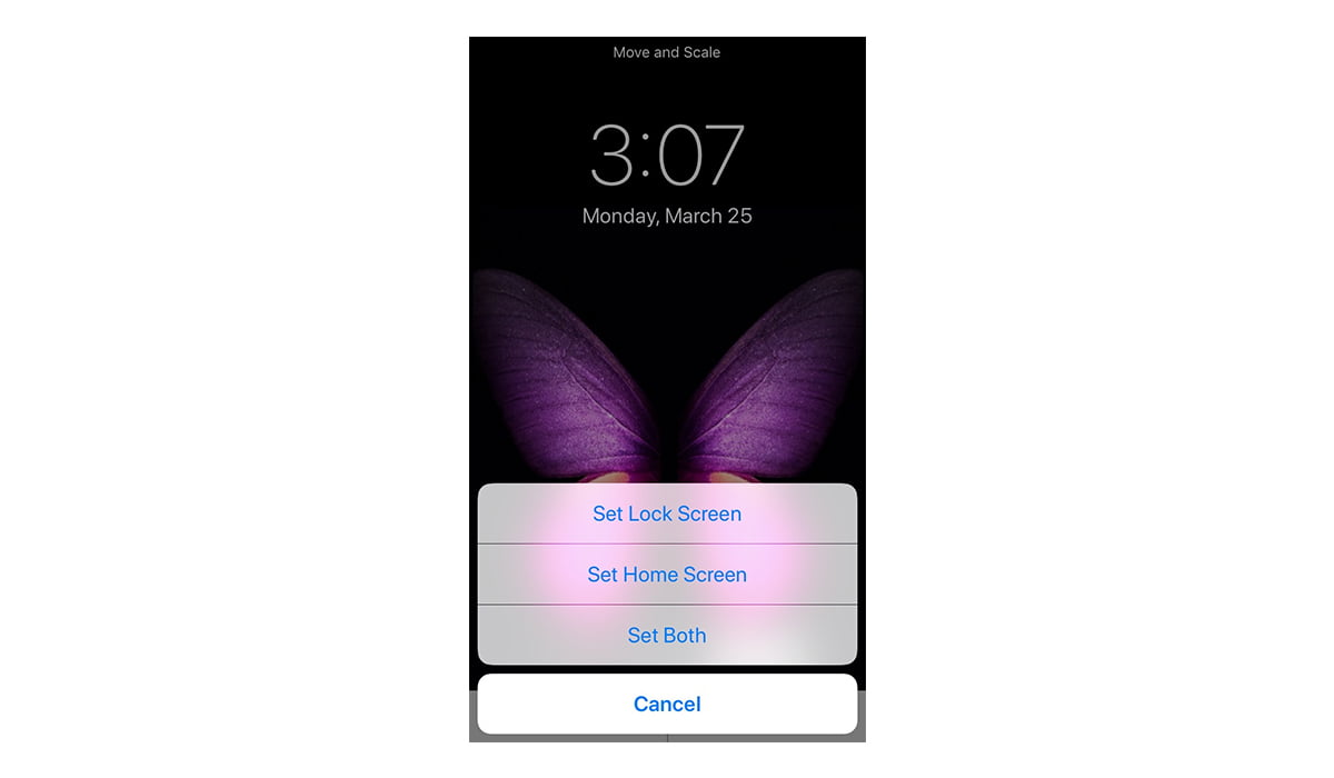 Tapping The Make Button To Begin Converting The Trimmed Video Into A Live Photo