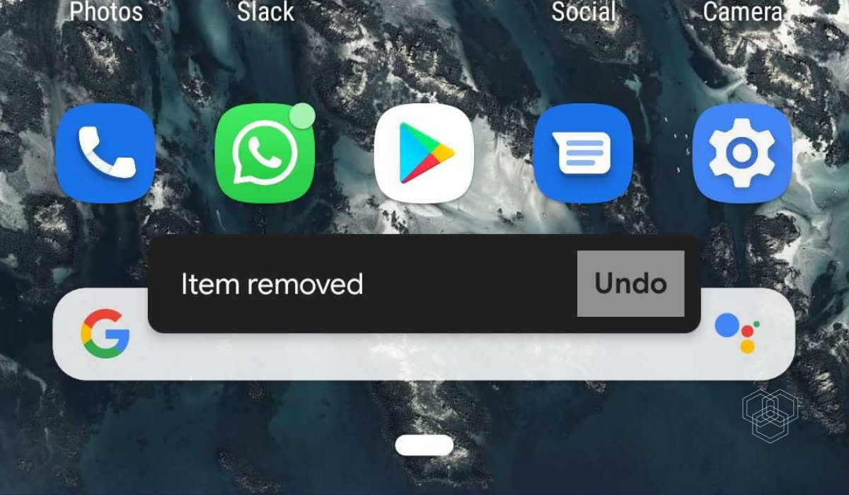 A Screenshot Of Undo App Removal Running On Google Pixel First Generation