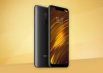 An image of Xiaomi Pocophone F1 front and backside
