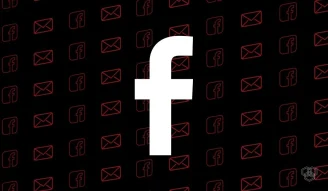 An illustration with facebook logo for a featured image of Facebook asks for email passwords