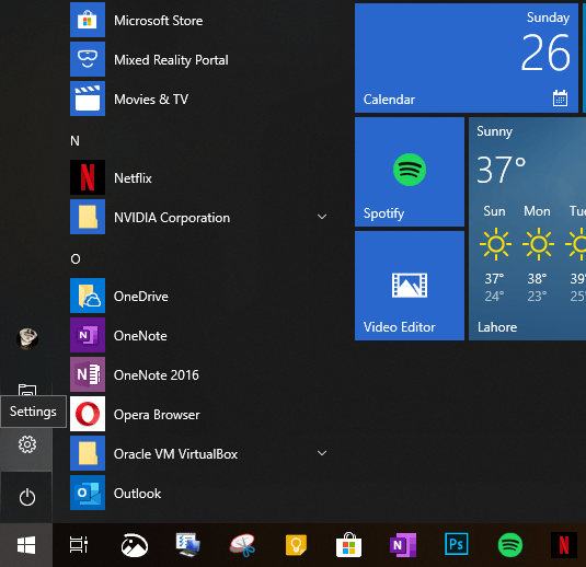 windows 10 all apps button