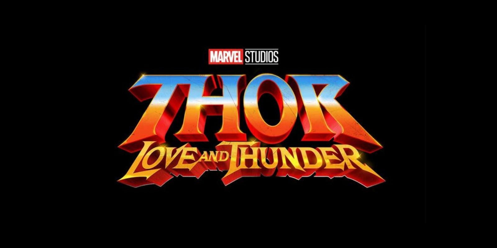 Thor: Love And Thunder Movie Logo From Marvel Phase 4