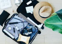 A photo of luggage