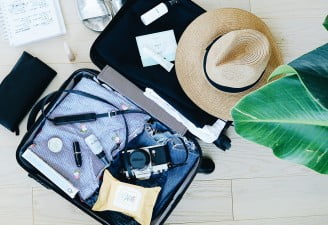 A photo of luggage