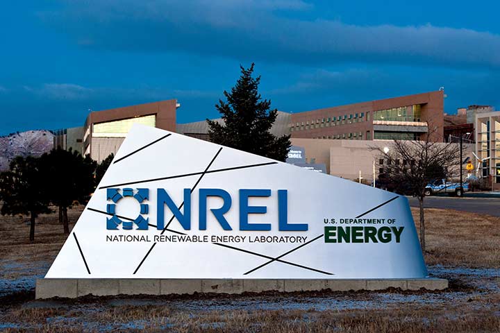A Photo Of The National Renewable Energy Laboratory Campus Entrance