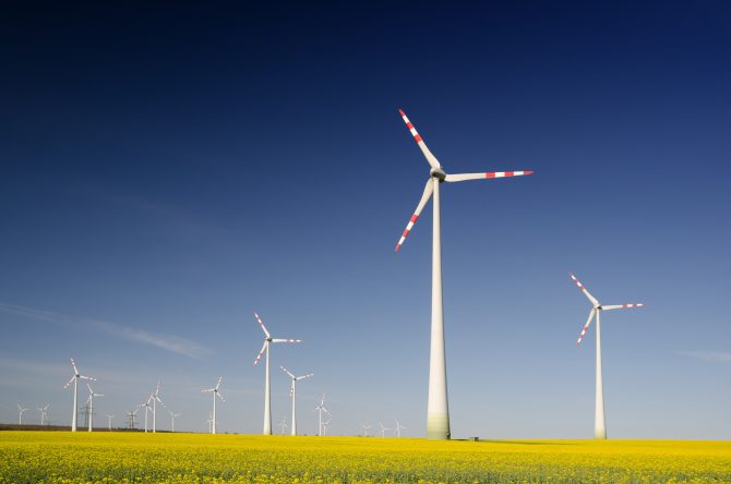A Photo Of Wind Turbines