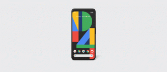 Google Pixel 4 rotating