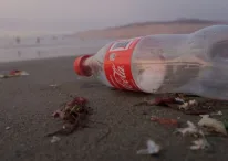 Coke plastic bottle