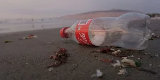 Coke plastic bottle