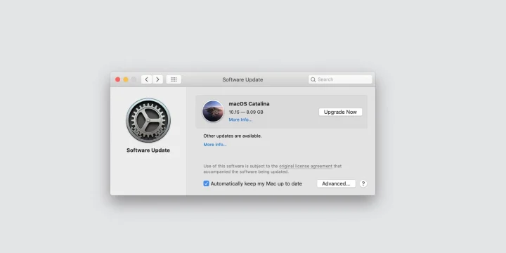 macOS Catalina update