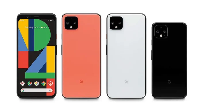 google pixel 4 different colors