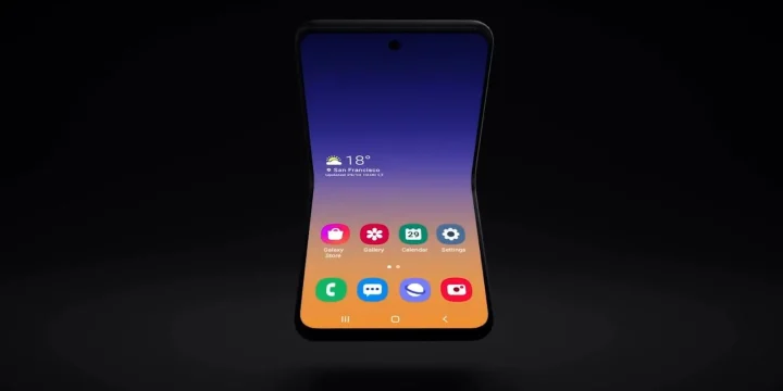 samsung's new foldable phone concept phone