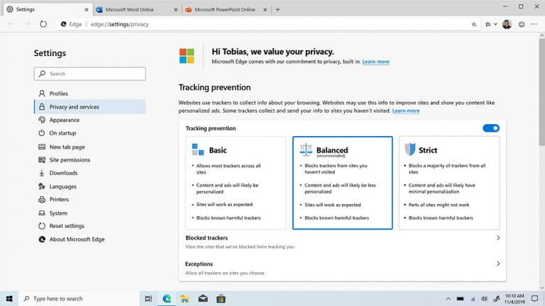 microsoft edge browser now available