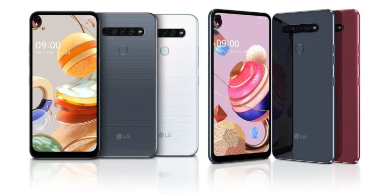 LG K61 (left) and LG K51S (right)