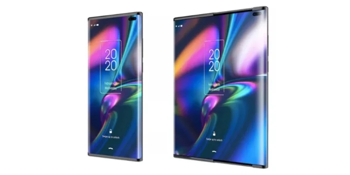 Leaked TCL phone with extendable display