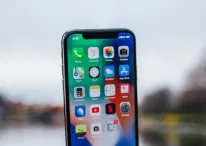 An iphone with apps