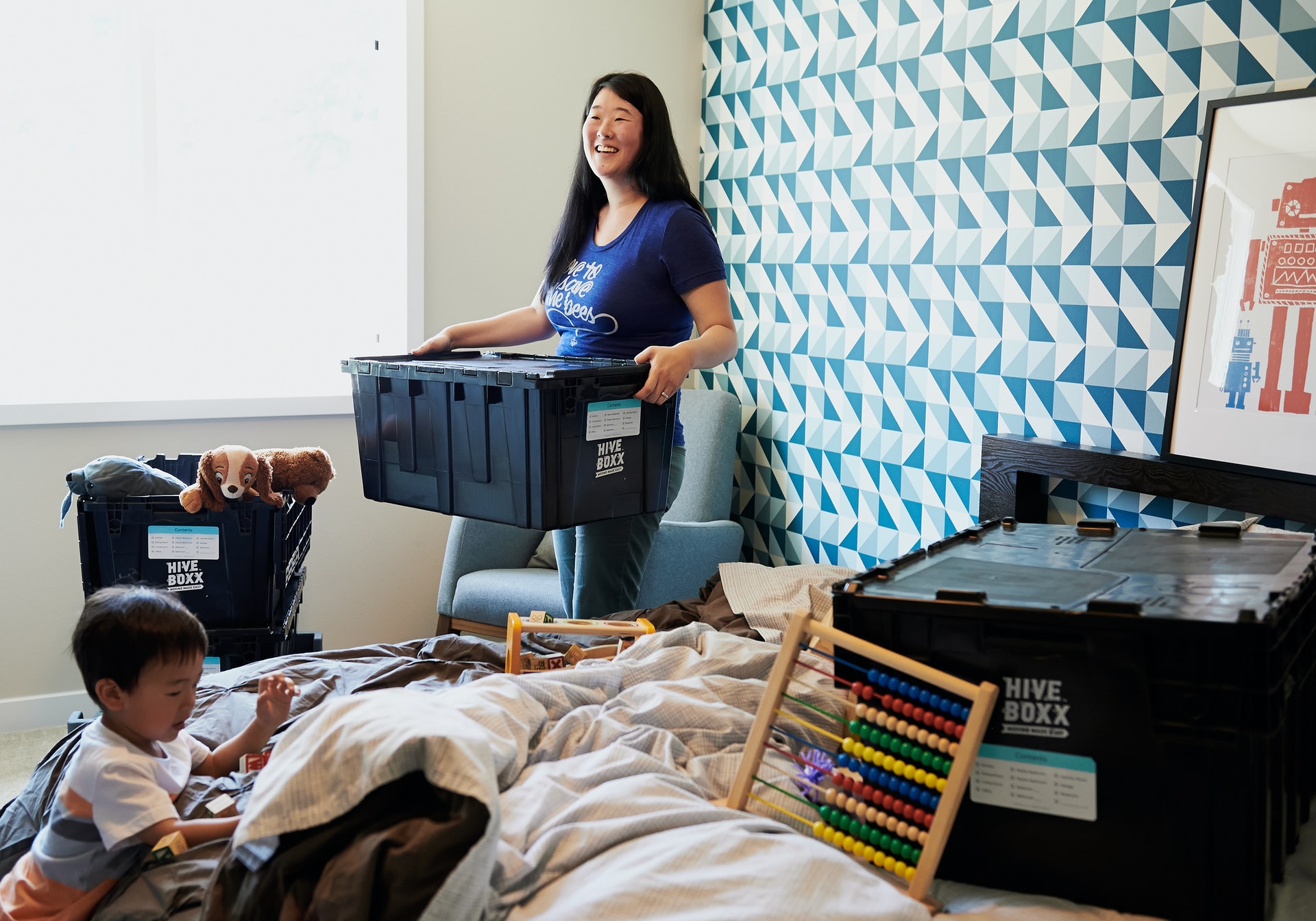 A Woman From Packing Company Packing Things