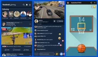 Facebook gaming app