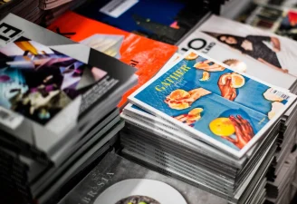 Magazines in a printing press
