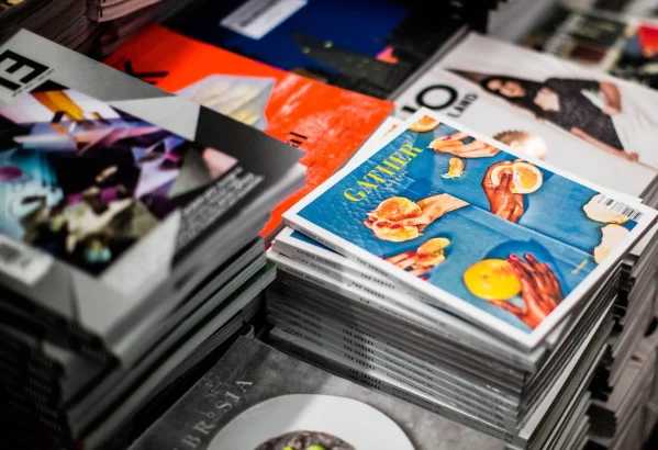 Magazines in a printing press