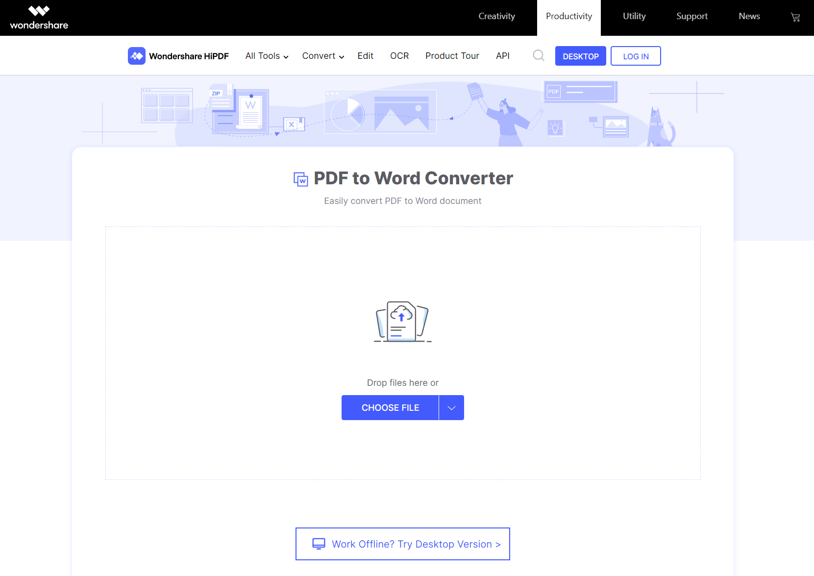 Pdf To Word Converter Choose File Page